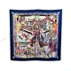 RARE FOULARD HERMES CARRE TSITSIKA LES INDIENS DE LA COTE PACIFIQUE CANADA SCARF