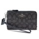 NEUF POCHETTE COACH CORNER 64370 TOILE MONOGRAMMEE SIGNATURE PURSE CLUTCH 99€