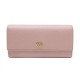 NEUF PORTEFEUILLE GUCCI MARMONT EN CUIR GRAINE ROSE PINK LEATHER WALLET 450