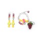 PARURE BRACELET ET BOUCLES D'OREILLES CHRISTIAN DIOR CANDY POP BONBONS EARRINGS