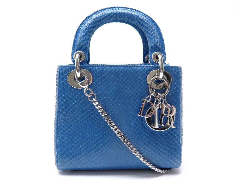 lady dior mini python