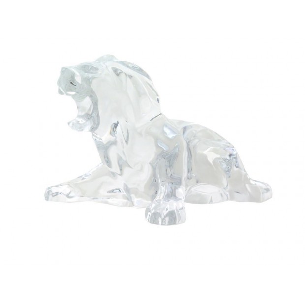 STATUETTE BACCARAT LION CRISTAL 