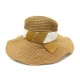 NEUF CHAPEAU HERMES TAILLE 56 EN CHANVRE AVEC RUBAN CAMEL HEMP HAT NEW