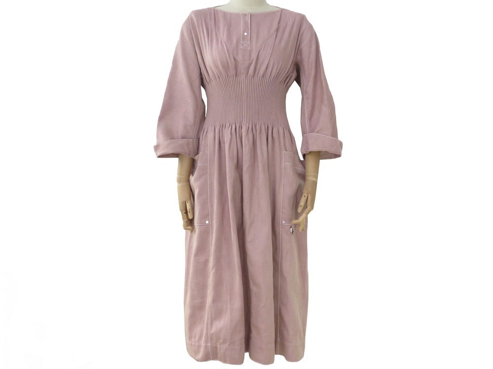 robe hermes a manches longues taille 34 s en