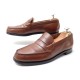 CHAUSSURES JM WESTON MOCASSINS 180 8D 42 CUIR GRAINE MARRON LOAFERS SHOES 590€