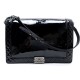 NEUF SAC A MAIN CHANEL BOY MAXI JUMBO CUIR VERNI NOIR RUTHENIUM HAND BAG 5800€