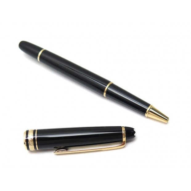 NEUF STYLO BILLE MONTBLANC MEISTERSTUCK CLASSIQUE 12890 RESINE ROLLERBALL 405€