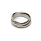 BAGUE CARTIER TRINITY MM TAILLE 56 EN OR GRIS 18K 9.8 GR GREY GOLD RING 1530€