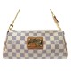 NEUF SAC A MAIN LOUIS VUITTON EVA EN TOILE DAMIER AZUR CANVAS CLUTCH BAG 675€