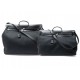 SAC DE VOYAGE HERMES HERBAG TOILE ET CUIR NOIR 