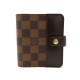 NEUF PORTEFEUILLE LOUIS VUITTON VIENNOIS EN TOILE DAMIER EBENE BROWN WALLET 510€