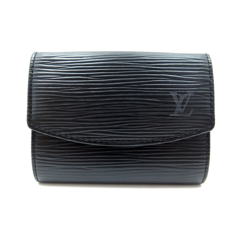 Authentic LOUIS VUITTON Porte Monnaie Epi Z M63682 Noir Epi VI0011 Coin Case