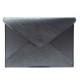 NEUF POCHETTE LOUIS VUITTON ENVELOPPE INVITATION DEFILE EN CUIR EPI GRIS CLUTCH