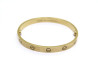 bracelet cartier love b6035517 17cm en or jaune 18k