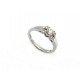 BAGUE CARTIER SOLITAIRE BALLERINE PLATINE ET DIAMANTS 