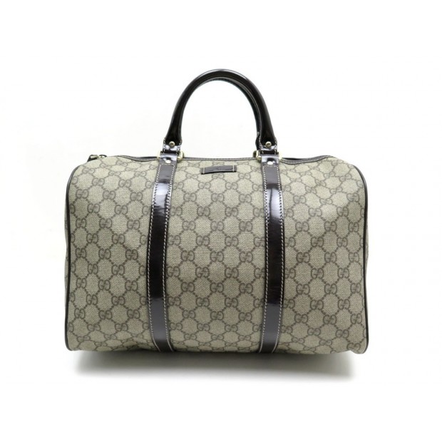 NEUF SAC A MAIN GUCCI BOSTON 193603 TOILE MONOGRAMMEE BEIGE CANVAS HAND BAG 980€