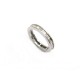  BAGUE EN OR BLANC 18K RAIL DE DIAMANTS BAGUETTE 4.2 GR GOLD DIAMOND 