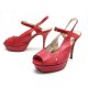 CHAUSSURES YVES SAINT LAURENT SANDALES A TALONS 37.5 EN CUIR SANDALS SHOES 695€