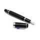 STYLO PLUME RETRACTABLE MONTBLANC BOHEME BLEU 5777 EN RESINE NOIR + ECRIN 675€