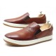 NEUF CHAUSSURES BERLUTI SNEAKERS BURANO SCRITTO COGNAC 