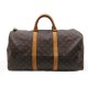 SAC DE VOYAGE A MAIN LOUIS VUITTON KEEPALL 50 TOILE MONOGRAM LV TRAVEL BAG 1060€