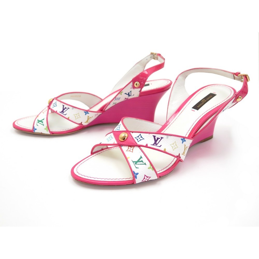 chaussures louis vuitton joy wedge murakami 40