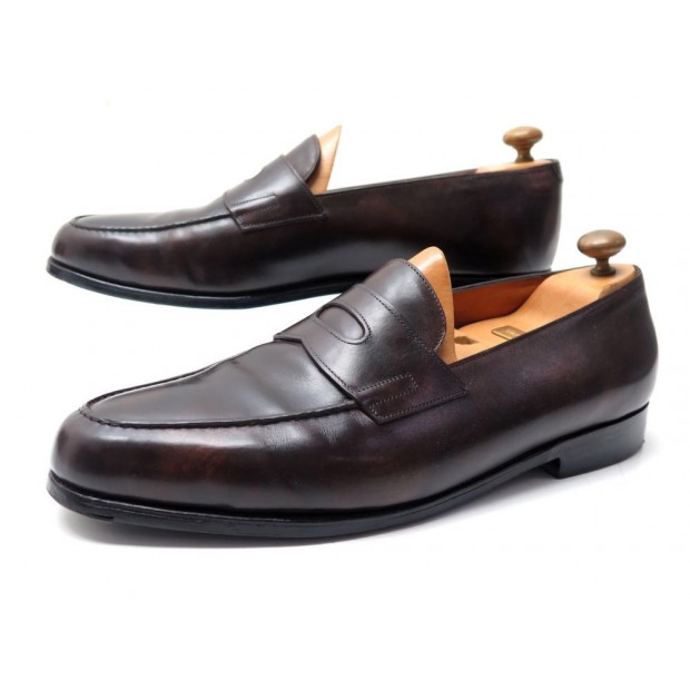 CHAUSSURES JOHN LOBB MOCASSINS LOPEZ 10.5E 44.5 + EMBAUCHOIRS MANFIELD 1150€