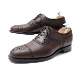 NEUF CHAUSSURES CHURCH'S DIPLOMAT 8.5F 42.5 RICHELIEU OXFORD CUIR MARRON 620€