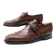 NEUF CHAUSSURES JM WESTON 533 MOCASSINS A BOUCLE 9C 43 MARRON + EMBAUCHOIRS 835€