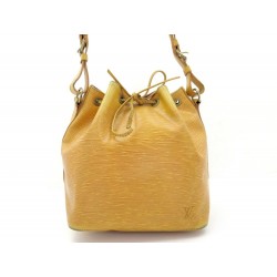 SAC A MAIN LOUIS VUITTON NOE PM CUIR EPI JAUNE LEATHER HAND BAG PURSE