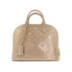 NEUF SAC A MAIN LOUIS VUITTON ALMA PM MONOGRAM CUIR VERNI BEIGE HAND BAG 1750€