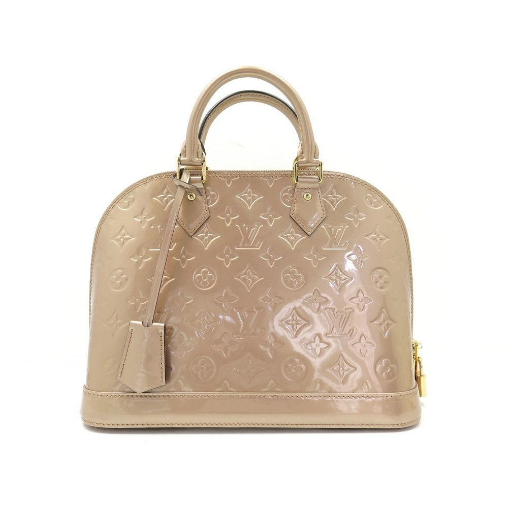 LOUIS VUITTON Monogram Vernis Motto Accessory Pouch Gris M91030 LV Auth  48992 Patent leather ref.1018618 - Joli Closet