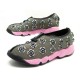 NEUF CHAUSSURES DIOR BASKETS FUSION FLOWER 37 KAKI PERLES SNEAKERS SHOES 890€
