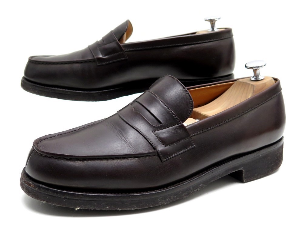 chaussures jm weston mocassins 180 en cuir