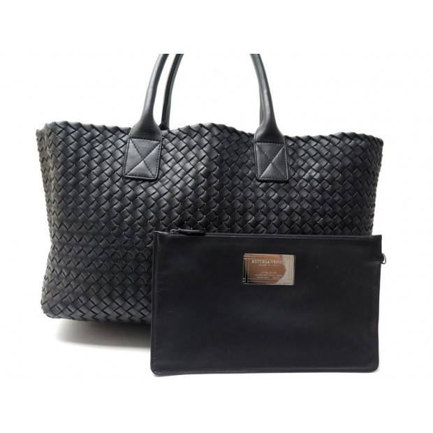 NEUF SAC A MAIN BOTTEGA VENETA CABAS 40 CM CUIR TRESSE 