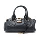 SAC A MAIN CHLOE PADDINGTON MM CUIR EN GRAINE NOIR BLACK LEATHER HAND BAG 1295€