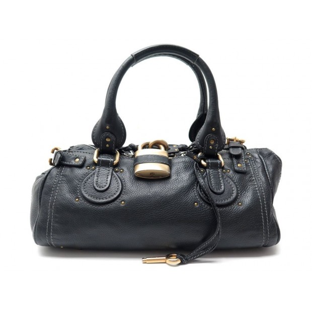 SAC A MAIN CHLOE PADDINGTON CUIR NOIR 