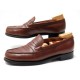 CHAUSSURES JM WESTON MOCASSINS 180 3B 36.5 CUIR MARRON EMBAUCHOIRS LOAFERS 695€