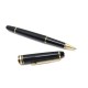 STYLO BILLE MONTBLANC MEISTERSTUCK CLASSIQUE 12890 NOIR DORE ROLLERBALL PEN 405€