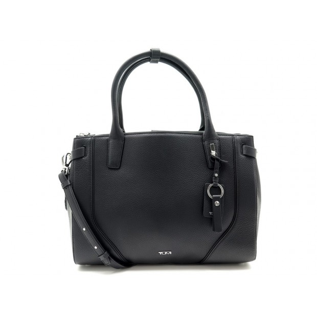 NEUF SAC A DOS TUMI HUDSON CUIR GRAINE NOIR 