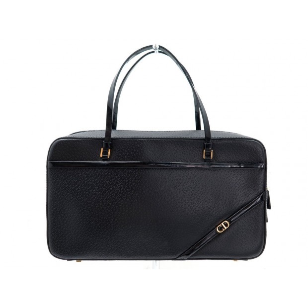 NEUF SAC A MAIN CHRISTIAN DIOR CUIR NOIR 