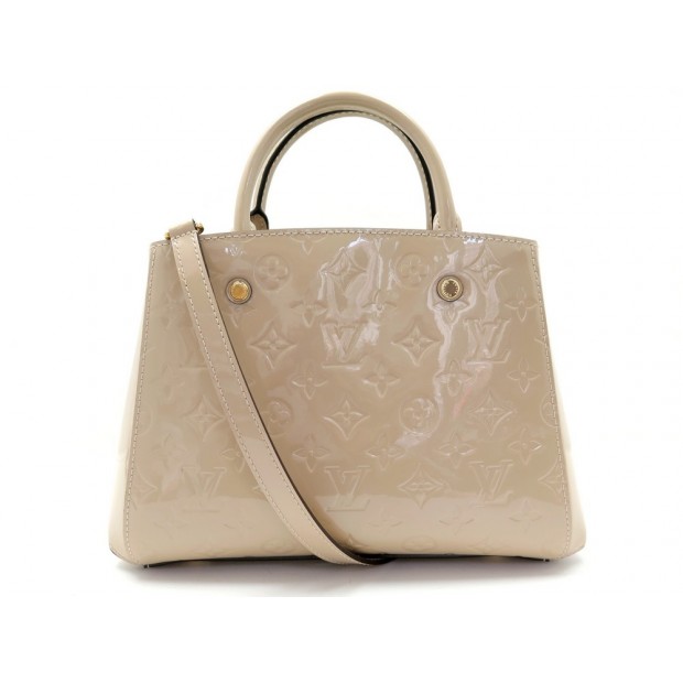 NEUF SAC A MAIN LOUIS VUITTON MONTAIGNE BB BANDOULIERE CUIR MONOGRAM VERNI 2080€