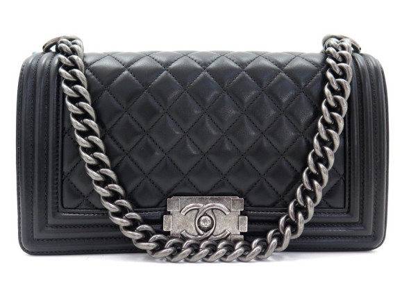  sac a main chanel boy a67086 medium noir
