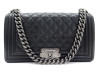  sac a main chanel boy a67086 medium noir