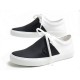 NEUF CHAUSSURES CHANEL BASKETS G31714 36.5 CUIR NOIR & BLANC CC SNEAKERS 750€