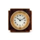 NEUF REVEIL DE VOYAGE CARTIER LAITON DORE & LAQUE PENDULETTE TRAVEL ALARM CLOCK