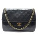 VINTAGE SAC A MAIN CHANEL TIMELESS EN CUIR MATELASSE & DORE NOIR PURSE BAG 3500€