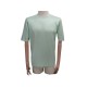 NEUF T SHIRT COL ROND HERMES 52 54 L HAUT HOMME COTON BLEU VERT COTTON PULL 290