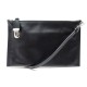 NEUF SAC A MAIN PRADA POCHETTE PORTE EPAULE EN CUIR NOIR HAND BAG PURSE 890