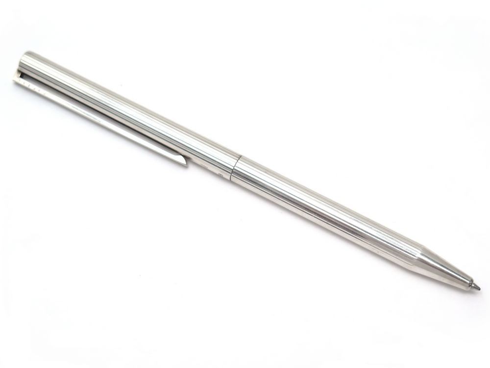 stylo bille st dupont 45170 argent guilloche laque